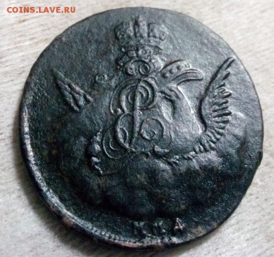 1 копейка 1755 г  ммд (облачная) перечекан - IMG_20180302_205602