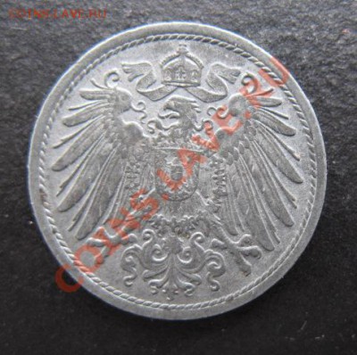 Германия, 1919 г, 10 пф, до 12.04 в 21-00 мск - г 1919 10 а