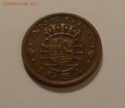 ПОРТУГ. АНГОЛА - 50с. 1954 до 9.03, 22.00 - Португ. Ангола 50 сентаво 1954