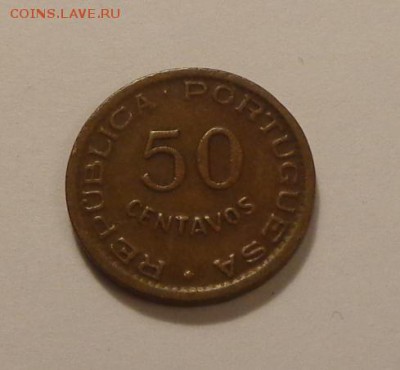 ПОРТУГ. АНГОЛА - 50с. 1954 до 9.03, 22.00 - Португ. Ангола 50 сентаво 1954_1