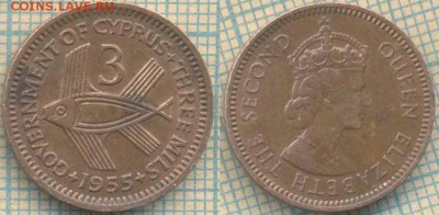 Кипр 3 миля 1955 г., до  09.03.2018 г. 22.00 по Москве - Кипр 3 миля 1955  98