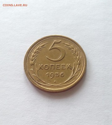 5 копеек 1956г. , до 09.03.18г. - 556-3
