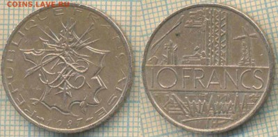 Франция 10 франков 1987 г., до 10.03.2018 г. 22.00 по Москве - Франция 10 франков 1987  140