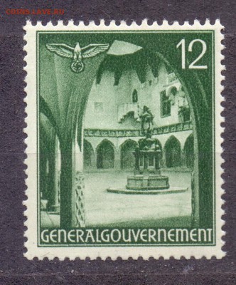 Рейх, Генералгубернаторство, чистая, 1940г, до 06.03.18 - польша памятник