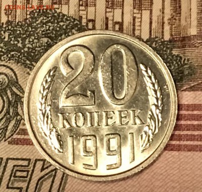 20 Копеек 1991 оценка - 9508646A-FCBC-40CC-9D20-092B361AF4CC