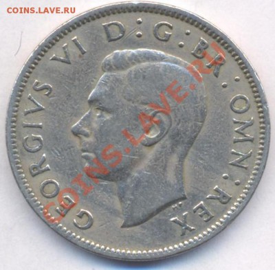 Великобритания 2 шиллинга 1950 г.До 10.04.11 г. 20-00 МСК. - 2 ш 50.1