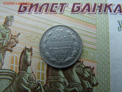 5 копеек 1891 года СПБ-АГ - DSCF8098.JPG
