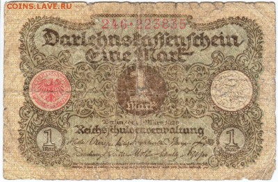 Германия 1 марка 1920 г. до 11.03.18 г. в 23.00 - Scan-180302-0020