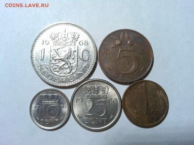 5 монет Нидерландов 60-х г., до 09.03.18г. - IMG_20180127_215900_thumb