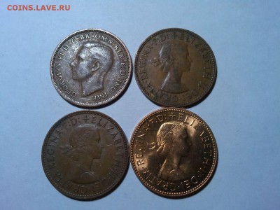 4шт. по пол пенни Великобритани, 1943-1967гг., до 09.03.18г. - IMG_20180305_203612_thumb