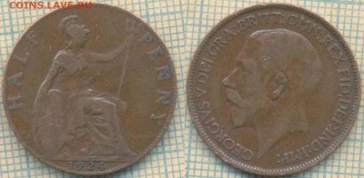 Великобритания полпенни 1924 г., до 12.03.2018 г. 22.00 по М - Великобритания полпенни 1924  181