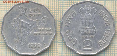 Индия 2 рупии 1999 г., до 12.03.2018 г. 22.00 по Москве - Индия 2 рупии 1999  134