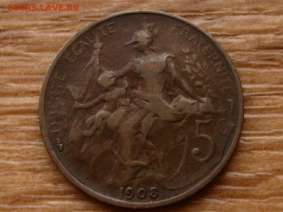 с10руб. Франция 5 сантимов 1908 до 09.03.18 в 22.00 М - IMG_1128.JPG