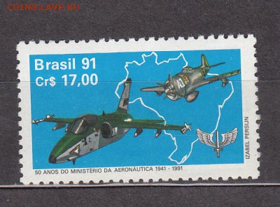 Бразилия 1991 авиация 1м - 144