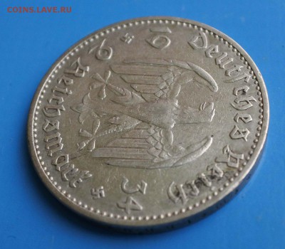 Третий рейх 2 марки 1934г Кирха Берлин до 10.03. 22-00 мск - 41