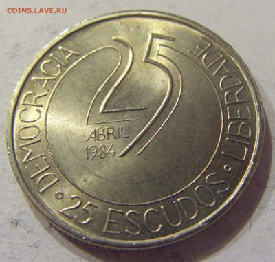 25 эскудо 1984 революция Португалия №2 11.03.18 22:00 - CIMG4566.JPG