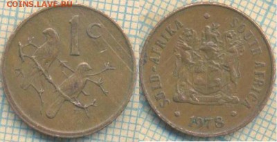 ЮАР 1 цент 1978 г., до 13.03.2018 г. 22.00 по Москве - ЮАР 1 цент 1978  317