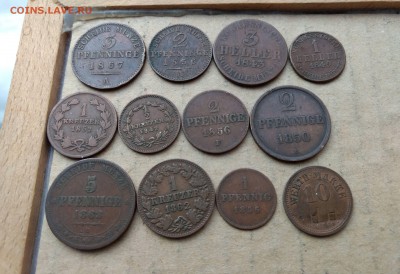 Монеты немецких земель 1840-1860 ФИКС дешевле до 08.03 - 11