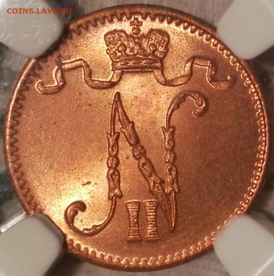 Пенни 1914 NGC MS 65 RED - 4