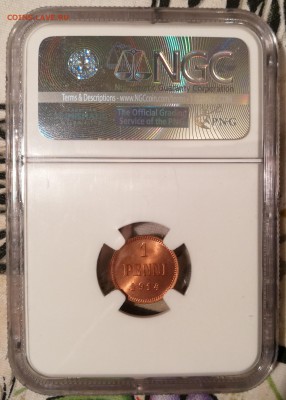 Пенни 1914 NGC MS 65 RED - 2