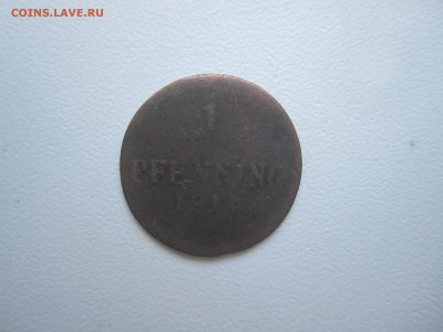 Германия, 1 пфеннинг 1814 со 150 руб. до 11.03.18 20.00МСК - IMG_2881.JPG