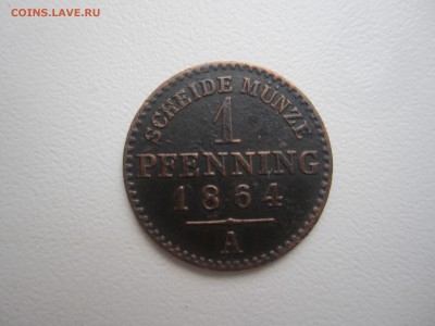 Германия, 1 пфеннинг 1864 со 100 руб. до 11.03.18 20.00МСК - IMG_2892.JPG