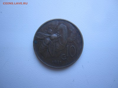 Италия, 10 чентезимо 1921 с 50 руб. до 11.03.18 20.00МСК - IMG_9828.JPG
