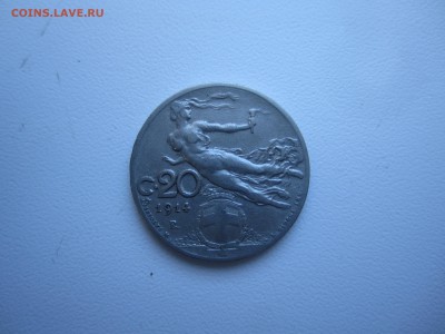 Италия, 20 чентезимо 1914 с 50 руб. до 11.03.18 20.00МСК - IMG_9873.JPG