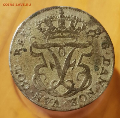 12 скиллингов 1748 Датская зап. Индия на оценку - IMG_20180308_112204