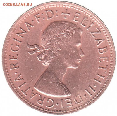 Австралия 1 пенни 1955 до 13.03 в 22.00 по мск - яя