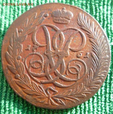 5 копеек 1761г - 61-1