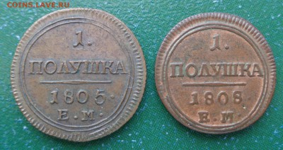 Прошу определить год "Полушка"  1805 или 1808 года. - DSC02061.JPG