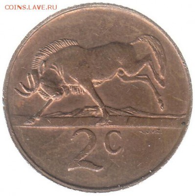 ЮАР 2 цента 1990 до 13.03 в 22.00 по мск - фс9
