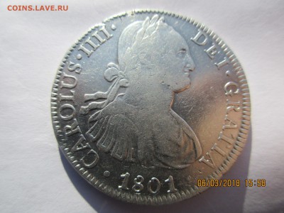 8 реалов 1801г.FTМексика(Исп.колонии)до 16.03.2018г.22-00МСК - Изображение 026