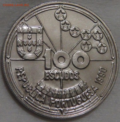 Португалия 100 эскудо 1990 UNC Астронавигация 15.03.18(22-30 - DSC08616.JPG