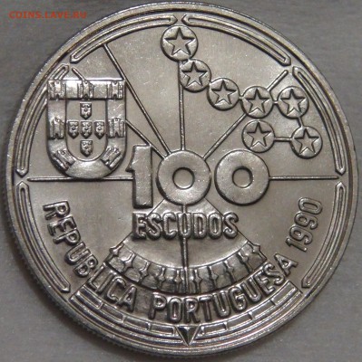 Португалия 100 эскудо 1990 UNC Астронавигация 15.03.18(22-30 - DSC08612.JPG