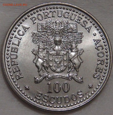 Португалия 100 эскудо 1986 UNC Азорские ост. 15.03.18 (22-30 - DSC08563.JPG