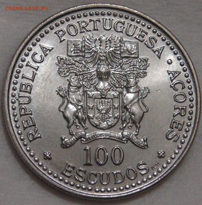 Португалия 100 эскудо 1986 UNC Азорские ост. 15.03.18 (22-30 - DSC08562.JPG