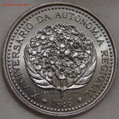 Португалия 100 эскудо 1986 UNC Азорские ост. 15.03.18 (22-30 - DSC08558.JPG