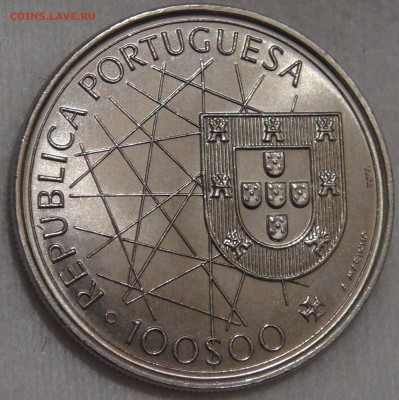 Португалия 100 эскудо 1995 UNC Азорские ост 15.03.18 (22-30) - DSC06562.JPG