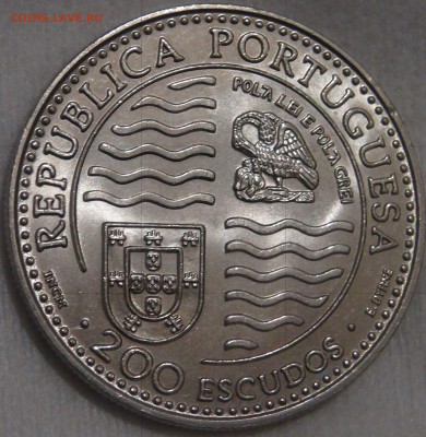 Португалия 200 эскудо 1995 UNC Принц Иоан II 15.03.18 22-30 - DSC06400.JPG