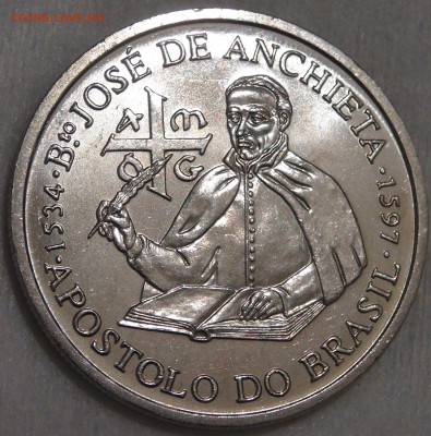 Португалия 200 эскудо 1987 UNC Хосе де Анчье 15.03.18 22-30 - DSC06353.JPG