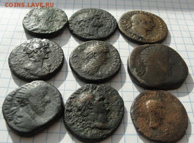 девять относительно крупных античных монет - 2