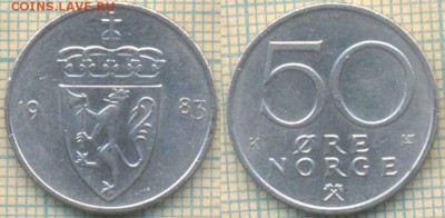 Норвегия 50 эре 1983 г., до 17.03.2018 г. 22.00 по Москве - Норвегия 50 эре 1983  269