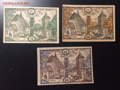 10,20,50 h 1920 нотгельды г.Анштеттен Австрия - 034E10C5-A706-454B-9A48-826BB2B5BCF7