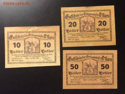 10,20,50h 1920г нотгельды г.Оффарн Австрия - 88C2B825-193F-4415-864B-5EEB5E0B7EFB
