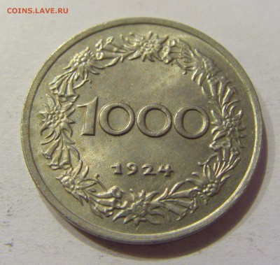 1000 крон 1924 Австрия №1 17.03.2018 22:00 МСК - CIMG5352.JPG