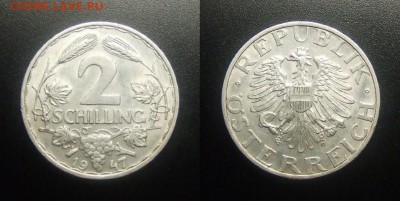 МОНЕТЫ МИРА 03-18 - Австрия – 2 шиллинга (1947)