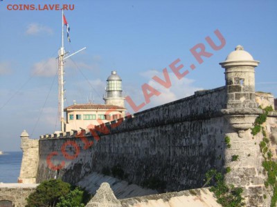 Монеты с Корабликами - Крепость Эль-Морро перед входом в бухту Гаваны