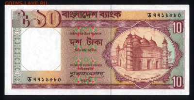 Бангладеш 10 така 1982-1993 unc 17.03.18 22:00 мск - 2